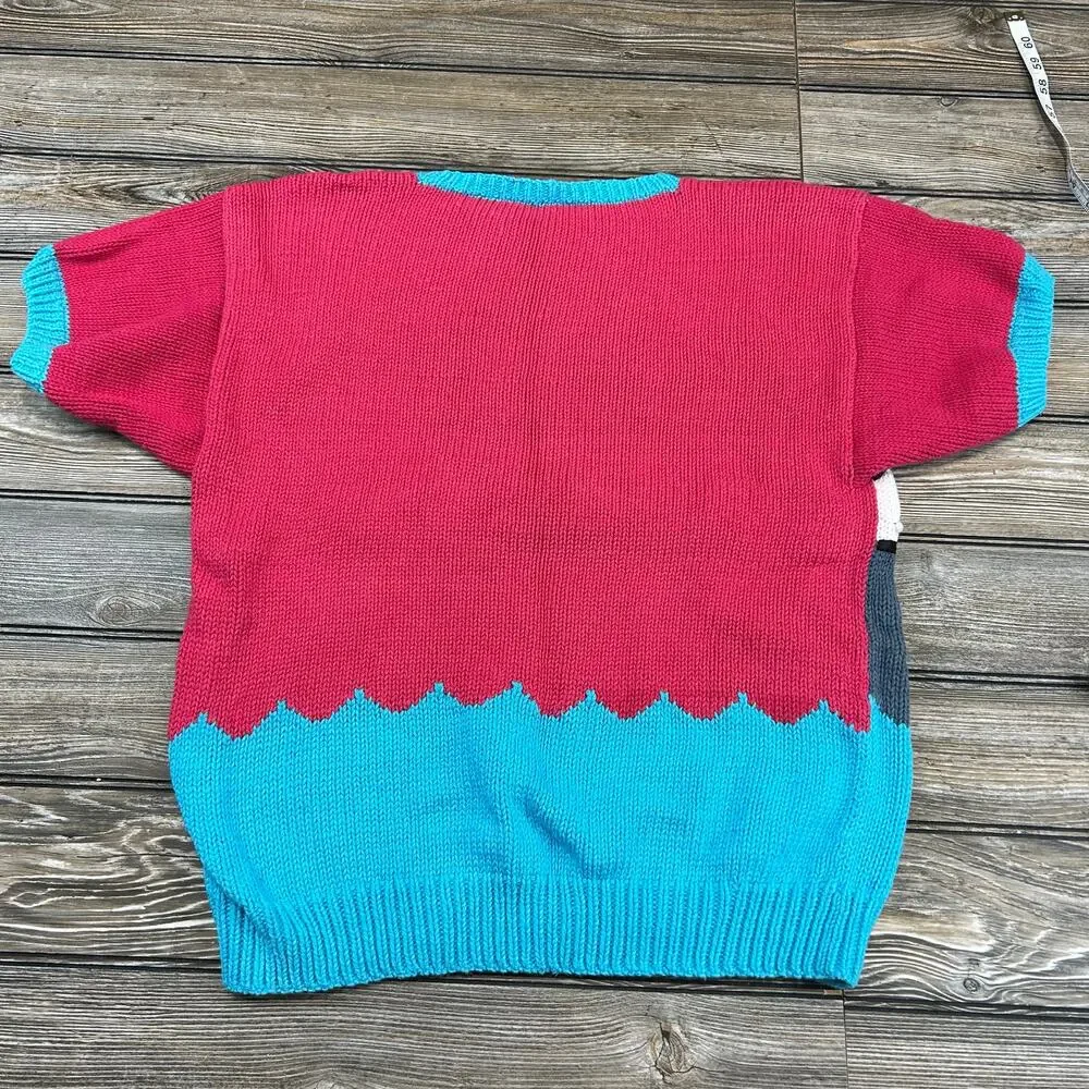 Handmade Vintage Sweater Shirt Size Medium - Picture 3 of 6